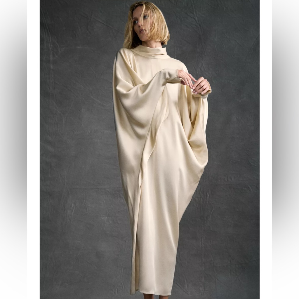 Satin Effect Tunic Zw Collection Limited Edition
